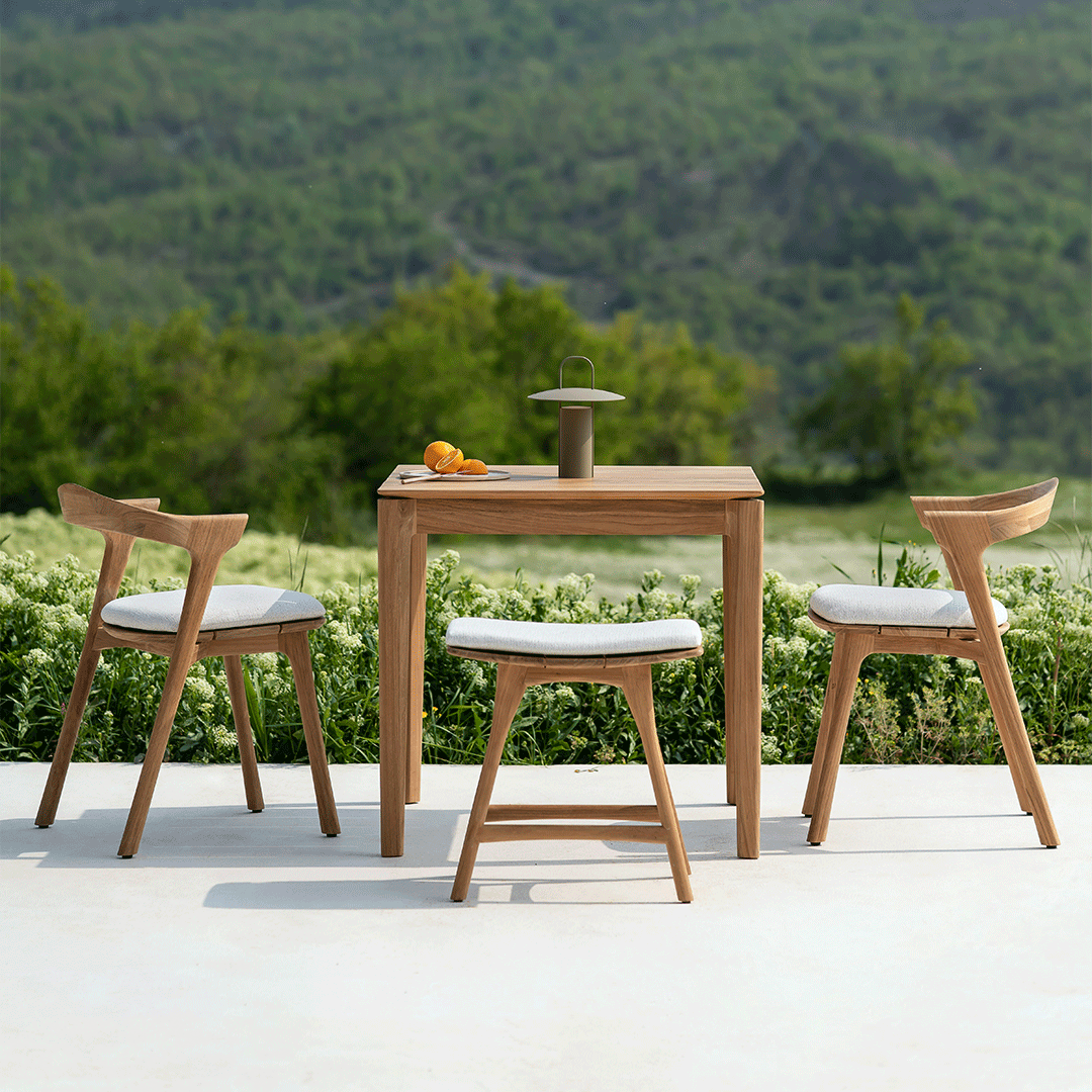 The dining table
