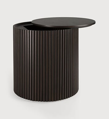 Roller_Max_35003_round_side_table_dark_brown_Mahogany_Ethnicraft