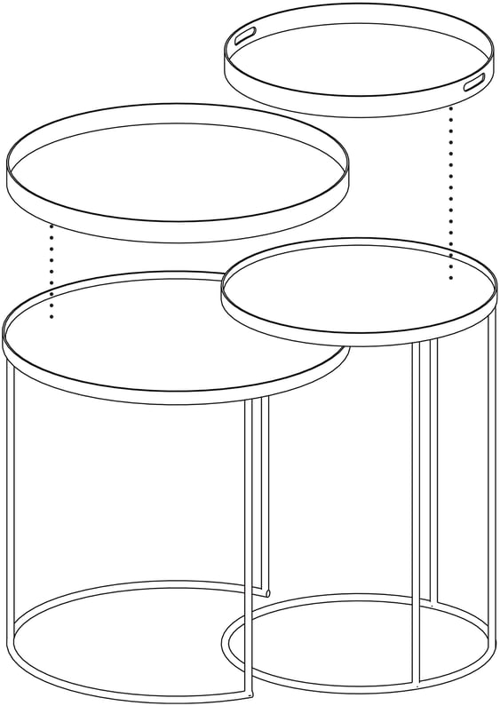 Customise your furniture with our tray tables set