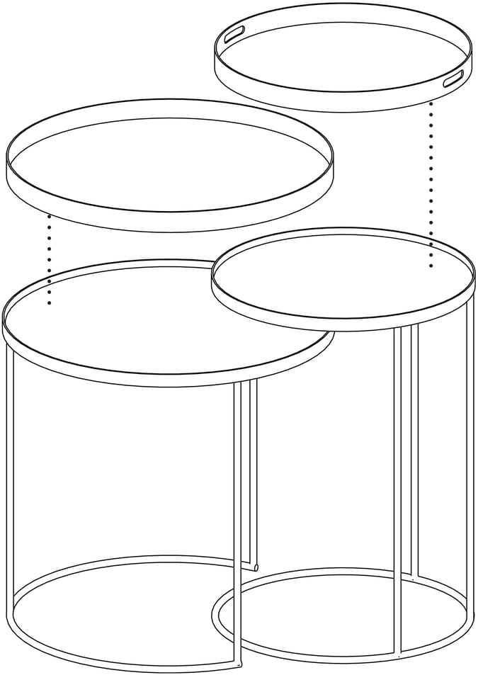 Customise your furniture with our tray tables set