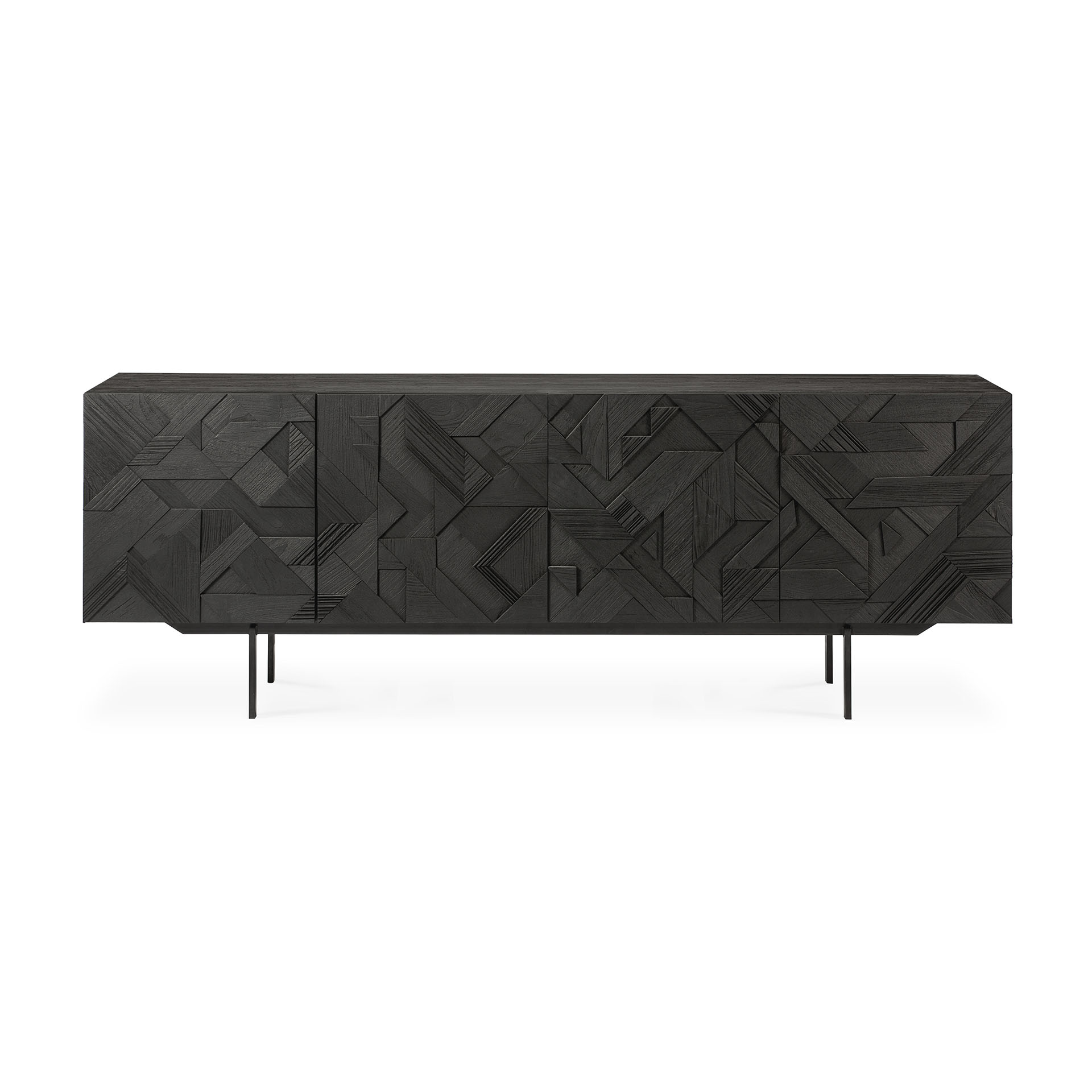 Graphic black sideboard