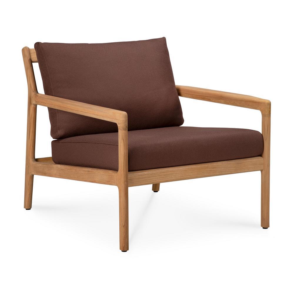 10430_Jack_outdoor_lounge_chair_teak_Burgundy_fabric_side_Under_belgian_skies_Ethnicraft