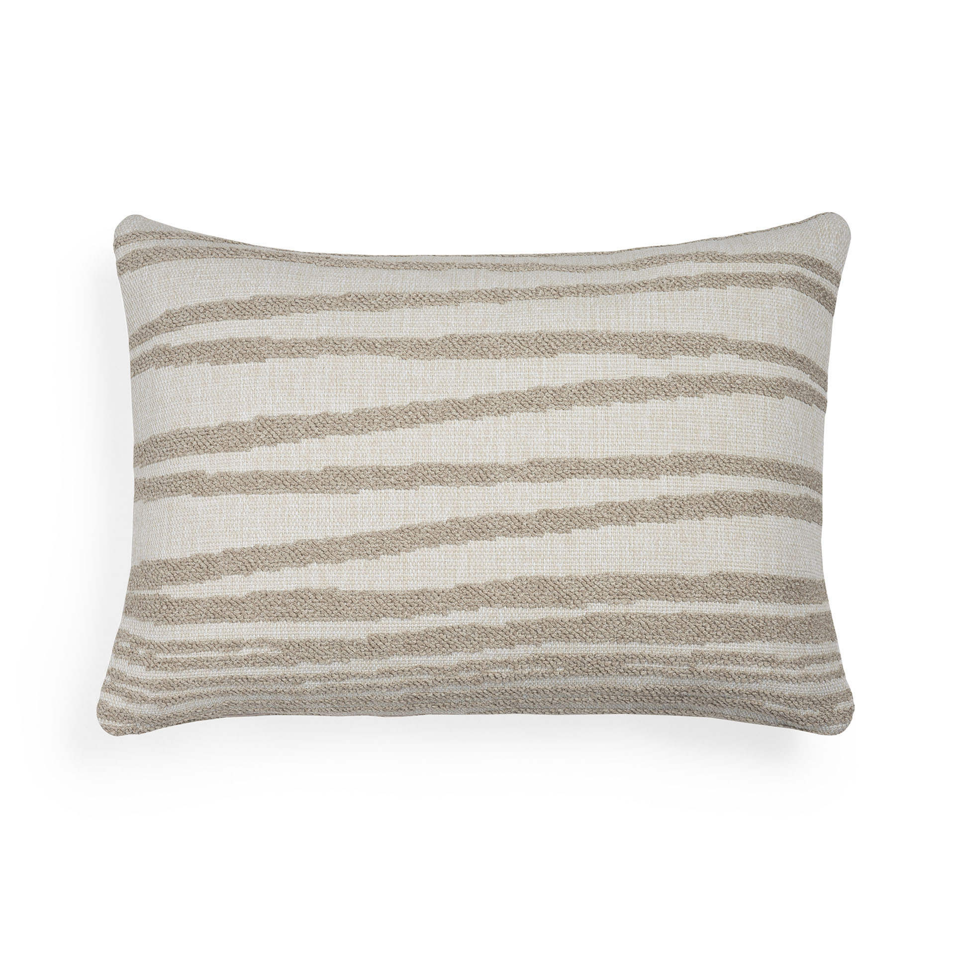 White Stripes outdoor cushion