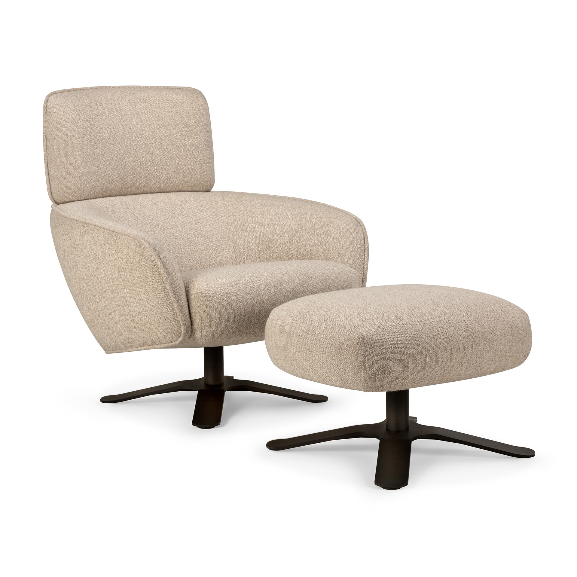 27010_27011_Merge_lounge_chair_footstool_Loam_fabric_Ethnicraft
