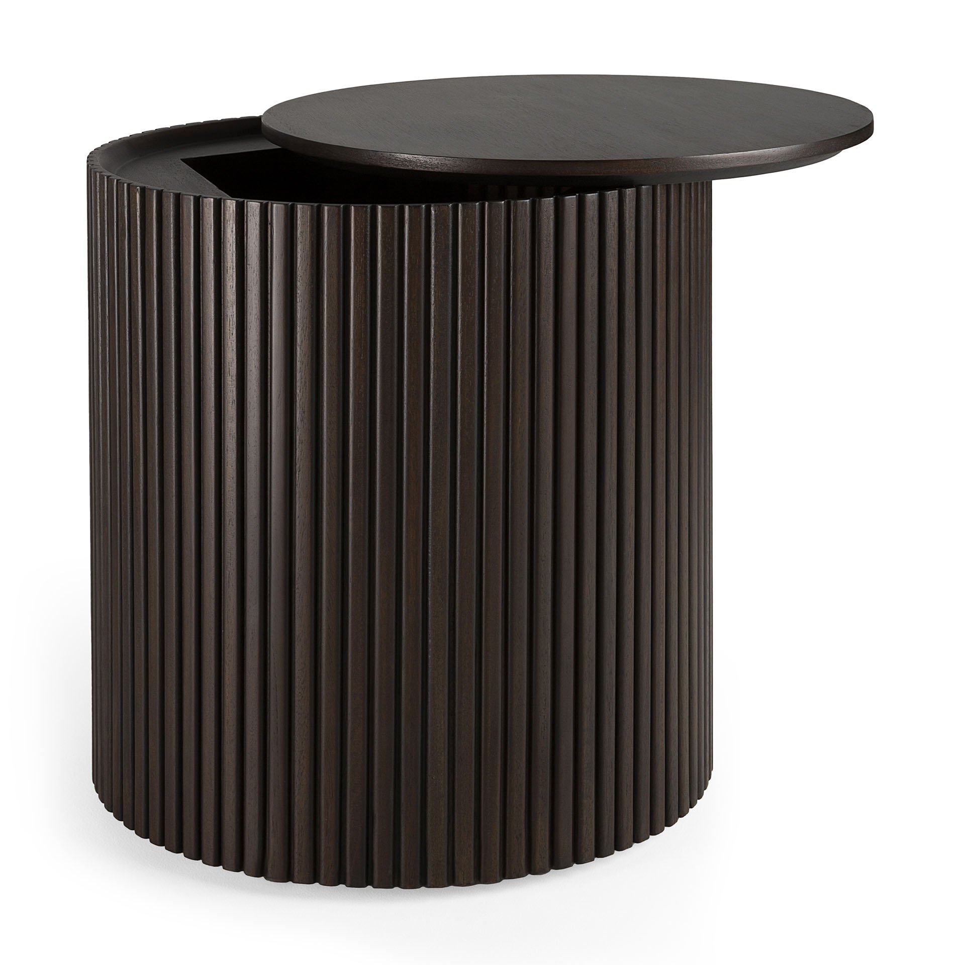 35003_Mahogany_Roller_Max_round_side_table_dark_brown_side_cut_WEB