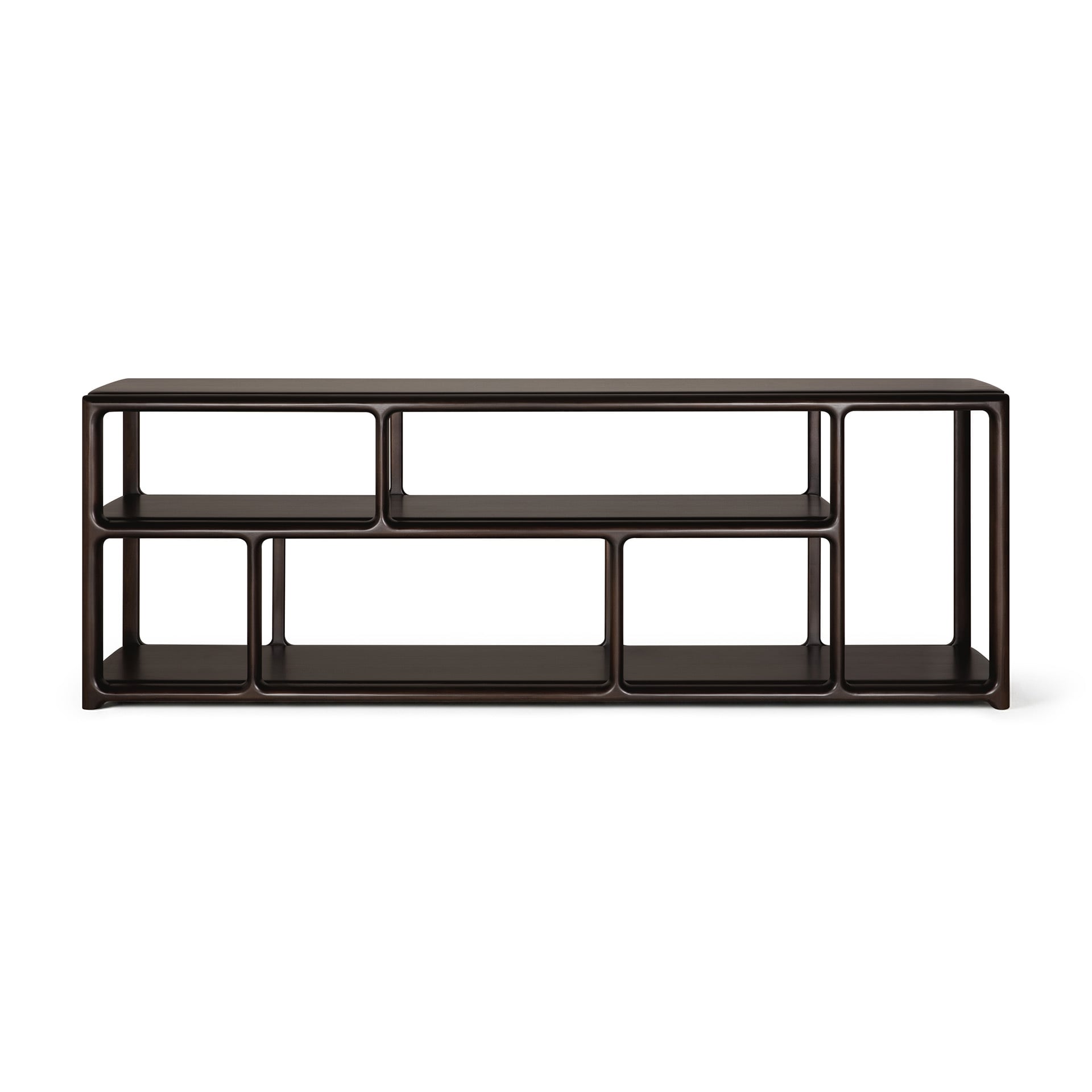 35190_Eda_rack_varnished_mahogany_Rose_brown_low_front_Ethnicraft