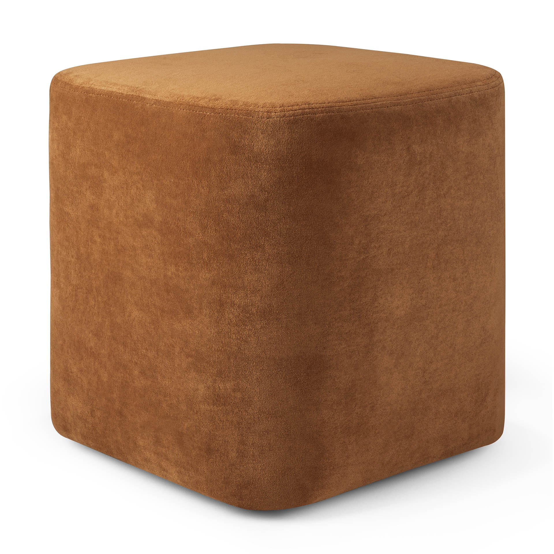 Cube_pouf_Cinnamon_fabric_side_Ethnicraft