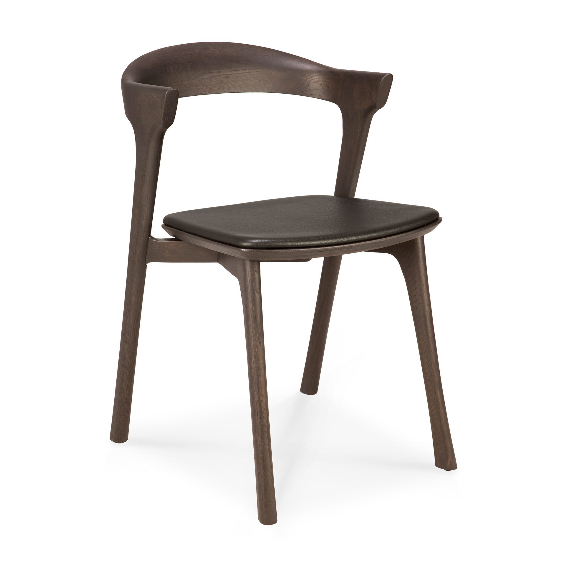 Oak_Bok_brown_dining_chair_leather_brown_varnished_Ethnicraft