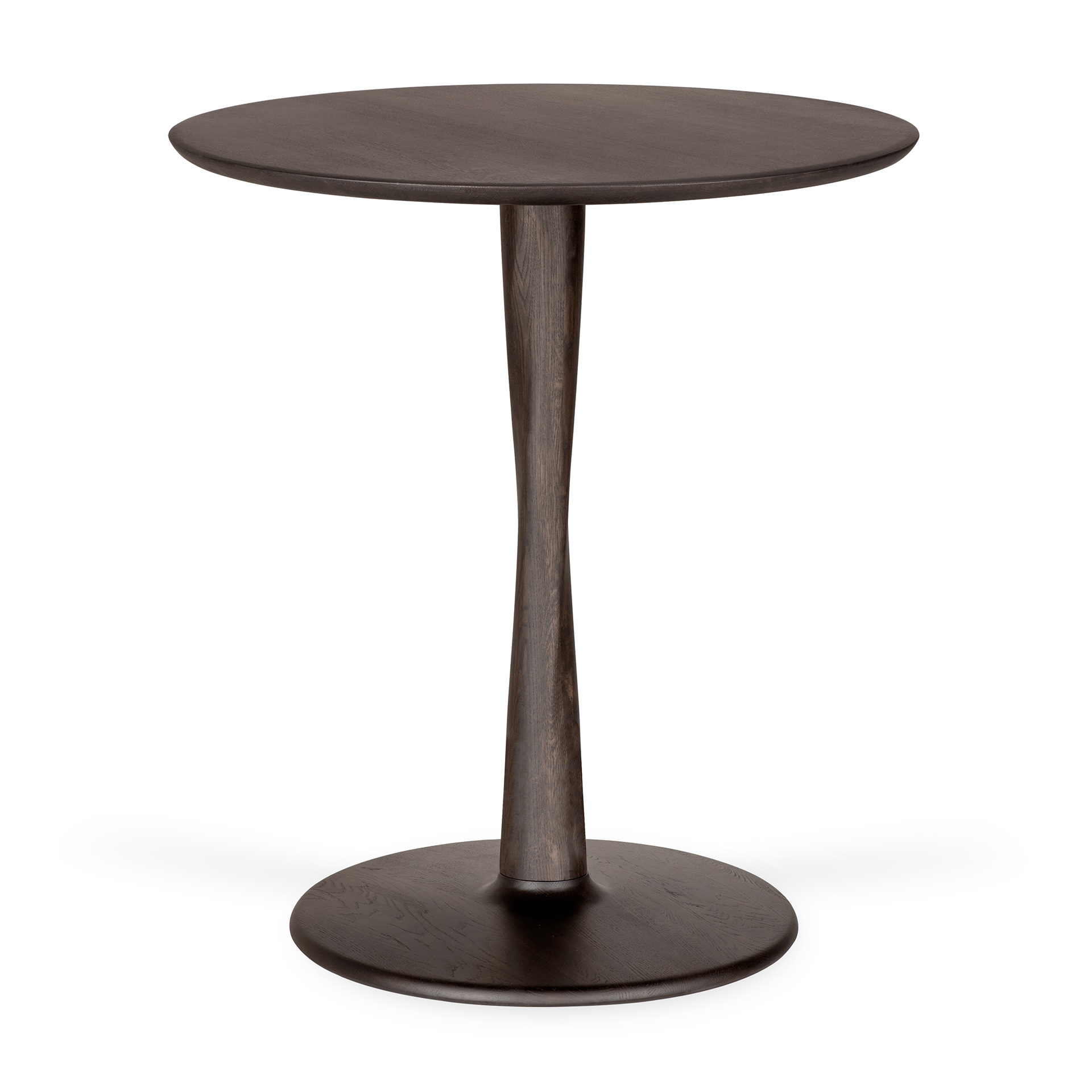 Torsion_dining_table_varnished_oak_Brown_round_Ethnicraft_50023